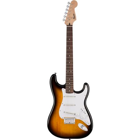 Squier Bullet Stratocaster SSS Electric Guitar, Indian Laurel Fingerboard,  Brown Sunburst