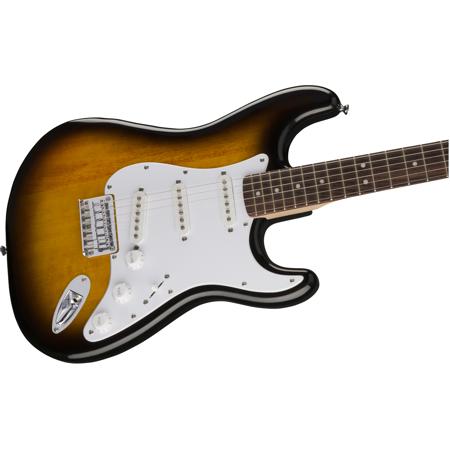 Squier Bullet Stratocaster SSS Electric Guitar, Indian Laurel