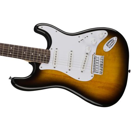 Squier Bullet Stratocaster SSS Electric Guitar, Indian Laurel