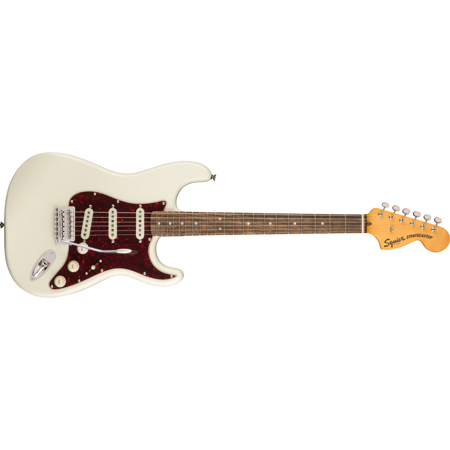 美品　Squier Stratocaster アイボリー Squier Classic Vibe '70s Stratocaster Electric Guitar