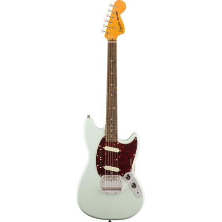 Squier Classic Vibe '60s Mustang Electric Guitar, Indian Laurel Fingerboard, Sonic Blue