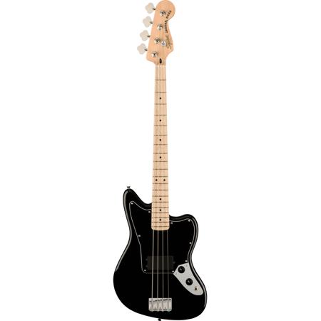 Squier Affinity Series Jaguar Bass H Electric Guitar, Maple Fingerboard, Black