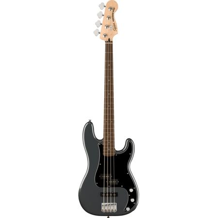 Squier Affinity Series Precision Bass PJ Guitar, Laurel, Charcoal Frost Metallic