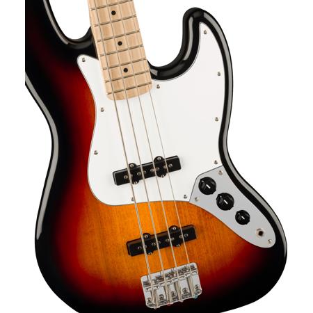 Squier Affinity Series Jazz Bass Guitar, Maple Fingerboard, 3