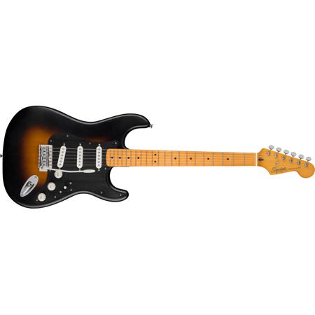 Squier 40th Anniversary Vintage Stratocaster Electric Guitar,Satin Wide Sunburst