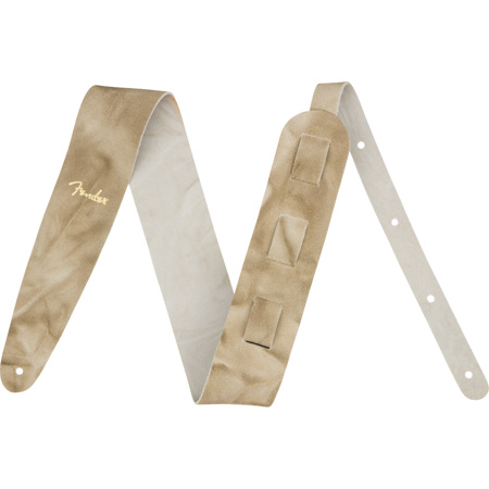 Fender Tie Dye Leather Strap, Natural