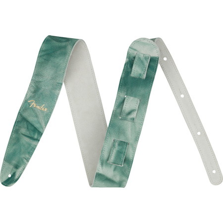 Fender Tie Dye Leather Strap, Sage Green