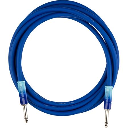 Fender 10' Ombre Series Instrument Cable, Straight/Straight, Belair Blue