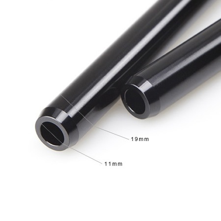 SmallRig 19mm Black Aluminum Alloy Rods, 12", 2-Pack