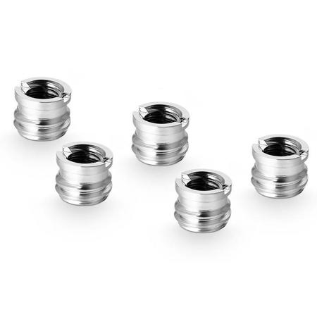 SmallRig Screw Adapter with 1/4" to 3/8" Thread, 5-Pack