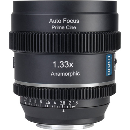 Sirui 20mm T1.8 1.33x Anamorphic Cine Lens,
