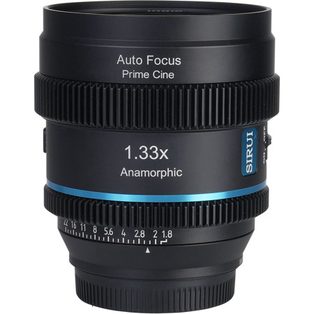 Sirui 20mm T1.8 1.33x Anamorphic Cine Lens, Nikon Z Blue Flare