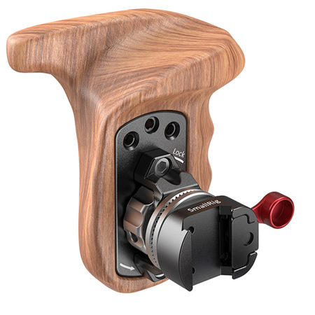 SmallRig Left Side Wooden Grip with NATO Clamp Kit