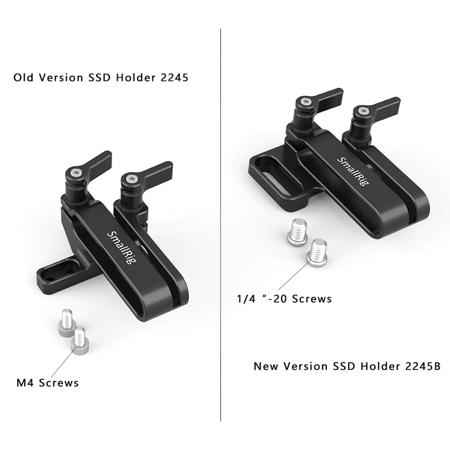 SmallRig Samsung T5 SSD Mount for BMPCC 4K/6K and Z CAM E2 Cages