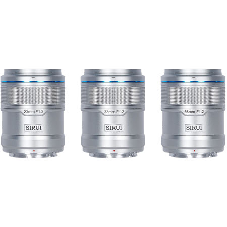 Sirui Sniper Series 3-Lens Set with 23mm, 33mm and 56mm f