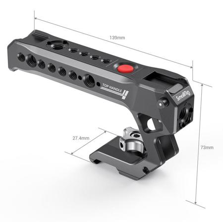 SmallRig NATO Top Handle, Record Start/Stop Remote Trigger for Panasonic Cameras