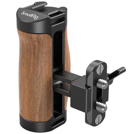 SmallRig Wooden NATO Side Handle with Quick Release NATO Rail