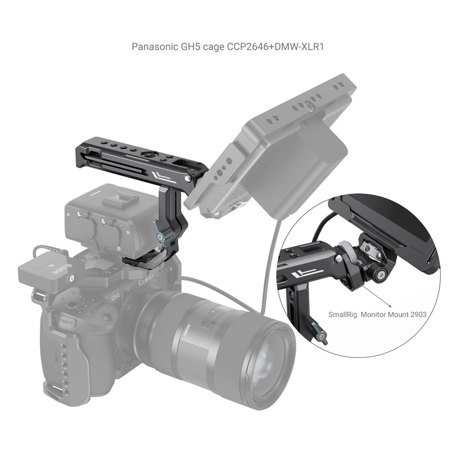 沸騰ブラドン Sony for Handle Top SmallRig XLR-K1M/K2M/K3M Panasonic and その他