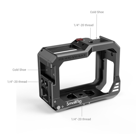 SmallRig Camera Cage for GoPro Hero 11/10/9 Black