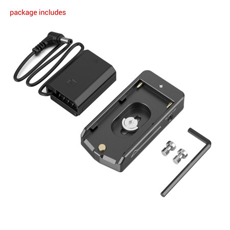 SmallRig NP-F Battery Adapter Plate Lite with NP-FZ100 Dummy Battery