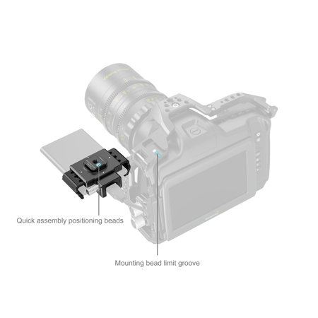 SmallRig Samsung T5/T7/T9 SSD Clamp for Blackmagic Design Cinema