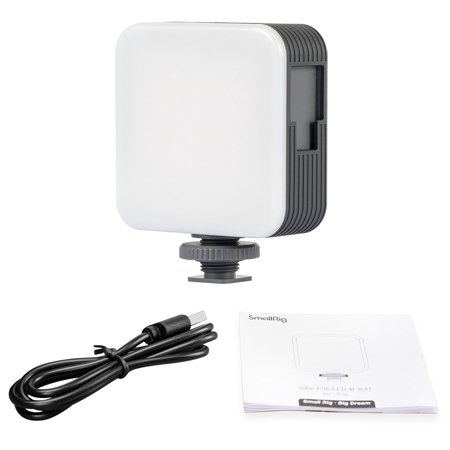 SmallRig Vibe P96 5W Bi-Color LED Video Light, Gray