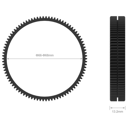 SmallRig 66-68mm Seamless Focus Gear Ring