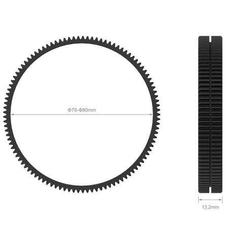 SmallRig 78-80mm Seamless Focus Gear Ring