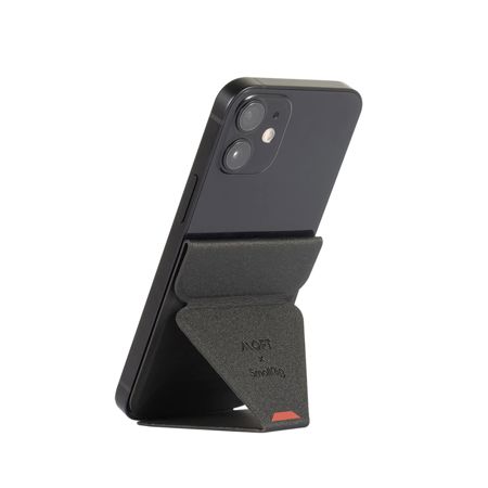 MOFT x SmallRig Snap-on Phone Stand for Apple iPhone 12, Night Black