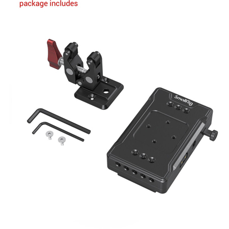 SmallRig V-Mount Battery Adapter Plate w/Crab-Shaped Clamp Mount, Basic Version