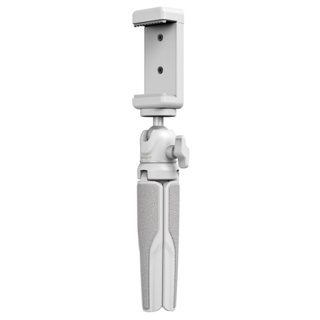 SmallRig simorr Vigor VK-20 Vlog Tripod Kit with Phone Clamp, Ronda White