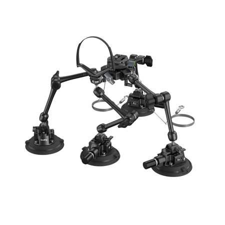 SmallRig SC-15K All-in-One 4-Arm Suction Cup Camera Mount Kit for Vehicle Shooting