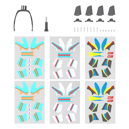 SmallRig Colorful Flight Accessory Kit for DJI FPV Drone