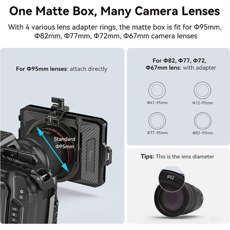 SmallRig Mini Matte Box Lite for DSLR and Mirrorless Cameras 3575