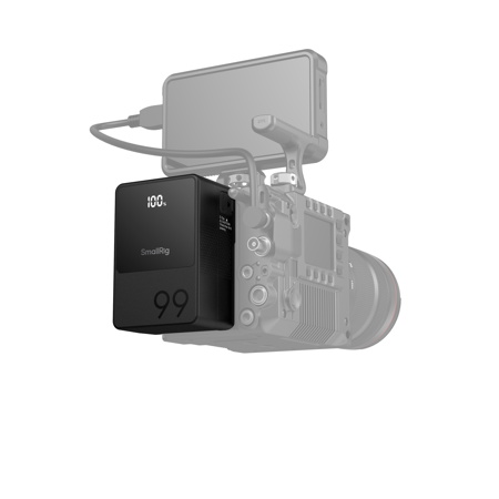 thumbnail image 2 of SmallRig VB99 SE Mini V-Mount Battery – 6800mAh, 14.54V, Lithium-Ion – For Cameras & Lights (4823) 2 of 5