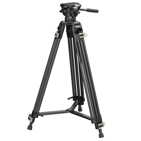 SmallRig AD-01 3-Section Heavy-Duty Aluminum Tripod with Fluid Head