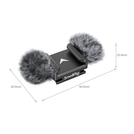 SmallRig Cold Shoe Adapter with Windshield for Nikon Z30