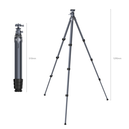 SmallRig AP-01 4-Section Lightweight Aluminum Travel Tripod
