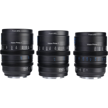 Sirui Vision Prime 1 Series 3-Lens Kit with 24mm, 35mm and 50mm T1