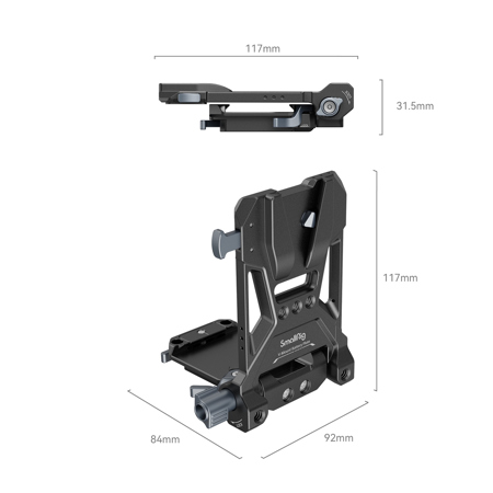 SmallRig V マウント バッテリー プレート 4064B SmallRig 4064B Compact V-Mount Battery Mounting System 4064B