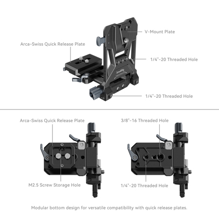 SmallRig 4064B Compact V-Mount Battery Mounting System 4064B