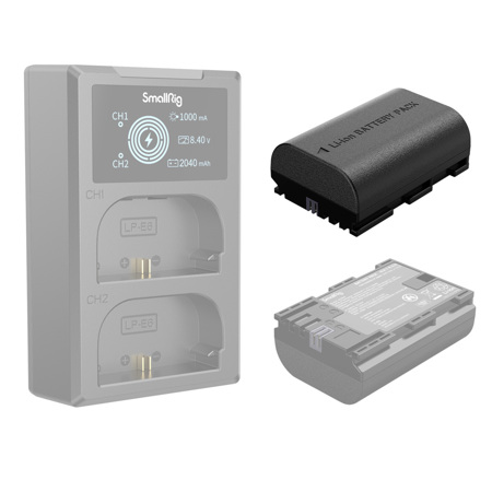 SmallRig LP-E6NH 14.69Wh 7.2V 2040mAh Camera Battery