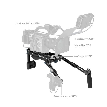 SmallRig SR007 HawkLock Shoulder Rig Pro Kit 4181B