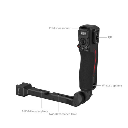 SmallRig 4327 Focus Control Dual Handle for DJI RS 2, RS 3 Pro, RS