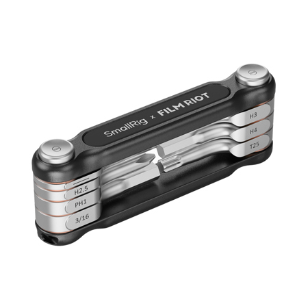 SmallRig x FILM RIOT 7-In-1 Folding Wrench Set, Black