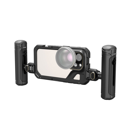 SmallRig Dual Handheld Mobile Video Cage Kit for Apple iPhone 15 Pro