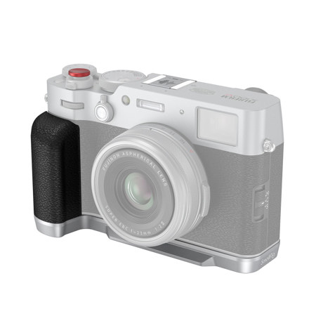 SmallRig L-Shape Mount Plate w/Silicone Handle for Fujifilm X100VI/X100V, Silver