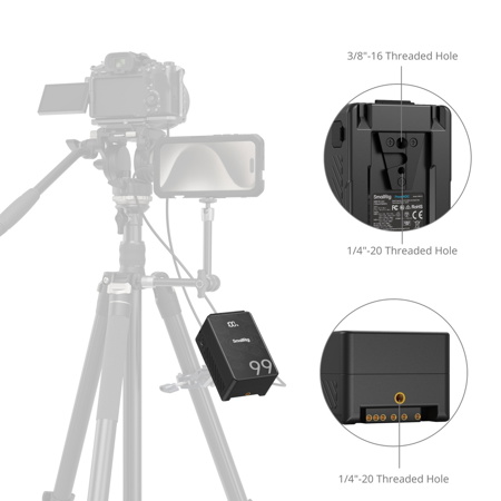 SmallRig VB99 SE Mini V-Mount Battery 4608