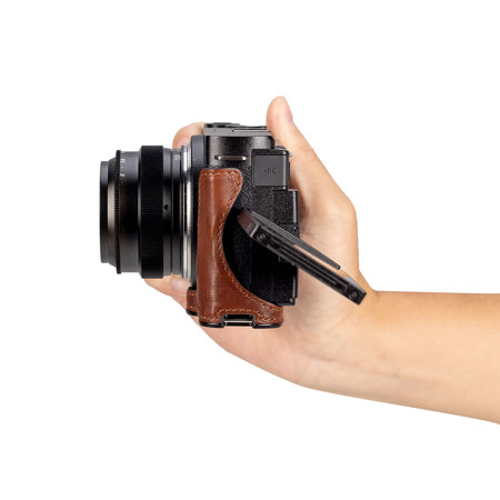Custodia mezza in pelle SmallRig per Panasonic LUMIX S9 4703  44