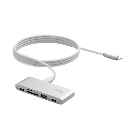 SmallRig 65W 5-in-1 USB-C Docking Station with Memory Card Reader for Travel Photography